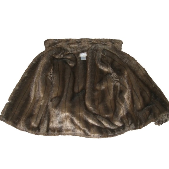 Vintage 90's Denim Jacket Faux Fur Penny Lane Fully Lined y2k Jean Coat Boho L - Picture 13 of 16